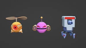 Dron robot cute