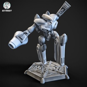 Curvy Robot 100mm and Princess Pilot