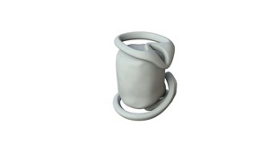 SciFi Shape Object Low Poly