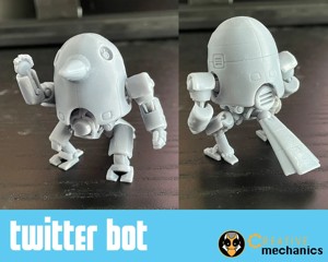 Twitter Bot - Articulated Micro Fighter!