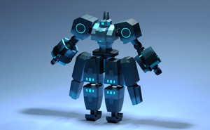 Futuristic Cybernetic Robot - 
