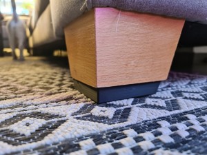 Sofa leg height extender