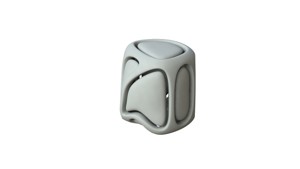 SciFi Cube Object No 68125 Low Poly Shape