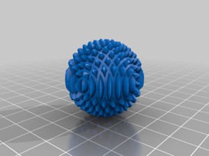 3 Dof system 3d printable spherical gear