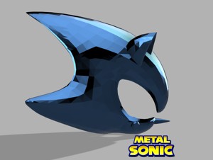 METAL SONIC COSPLAY HELMET – 3D PRINTABLE STL FILE
