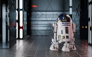 R2D2 Painted Version - Rigged