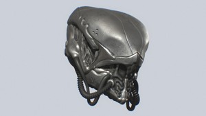 Alien helmet