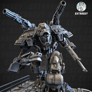 Battlingus Gigantus Titanus Static Pose 100mm Approx Height