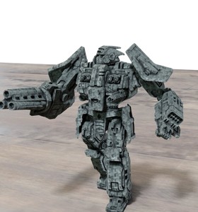 Freddy Axehand Combat Mecha 