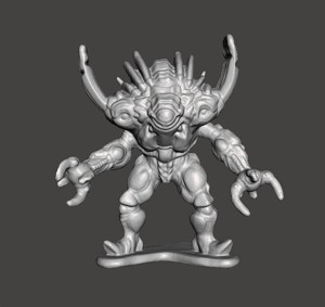 POWER RANGERS SILVER HORNS MONSTER PVC FIGURE MODEL TOY