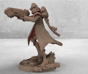 Mars Fighting Robot Cyborg