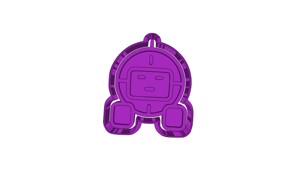 ROBOT (32) CUTTER AND STAMP, COOKIE CUTTER, FORM STAMP, COOKIE CUTTER, FORM