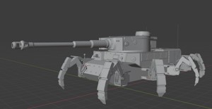 TIGER P SPIDER ROBOT SCI-FI