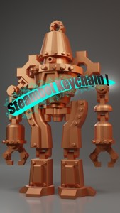 STEAMBOT KEYCHAIN