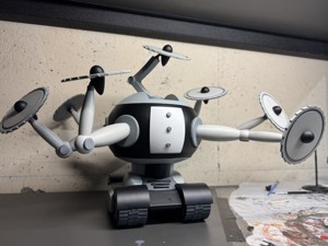 TECHNODROME SPINNING BLADE TUXEDO ROBOT