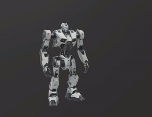 DBX A ROBOT IN STL OBJ FOR 3D PRINT