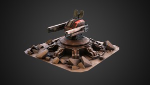 Anti-air gun turret 
