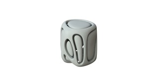 SciFi Cube Object No 66743 Low Poly Shape