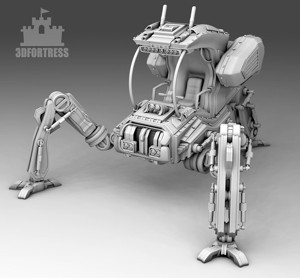  A robot with three legs