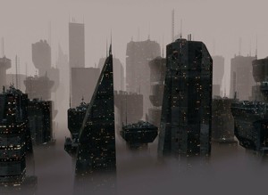 Alien Planet Sci-Fi Fantasy City