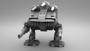 COMBAT ROBOTS - 5 GUN ROBOT