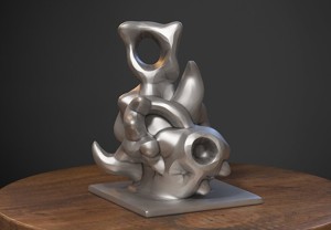 Modern abstract skull robot form Modern abstract skull tobot
