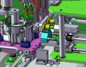 industrial 3D model cylinder hole testing machine