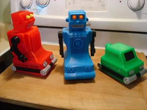 Mechanical Non Fall Robot & Space car. 3d print.