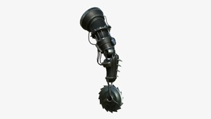Robotic Arm A06 Black Metal - Character Design SciFi