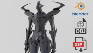 Evangelion EVA Towart Victor Textured Lowpoly