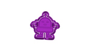 ROBOT (31) CUTTER AND STAMP, COOKIE CUTTER, FORM STAMP, COOKIE CUTTER, FORM