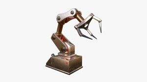Robotic Hand A10 Copper - Machinery Industrial Design