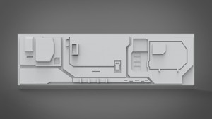 sci-fi wall architect kitbash