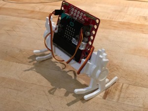 Walking Robot V1 - Microbit and servos