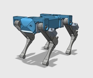Mini Quadruped Robot (For SG90 Servos)