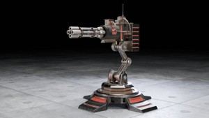 Automatic turret installation