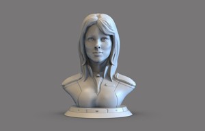 AI Assistant Bust