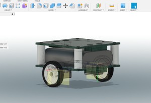 Micro Gear Motor Robot