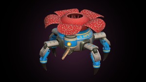Solarpunk Plant Robot