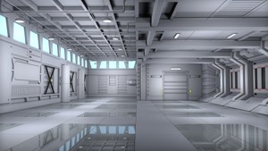 Sci Fi Room Interior 