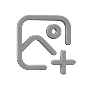 3d add image icon