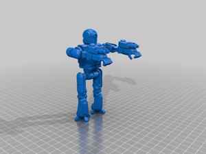 N4CRG Security Robot Droid Gunner Stargrave Crew Tabletop Gaming Minaiture Five Parsecs