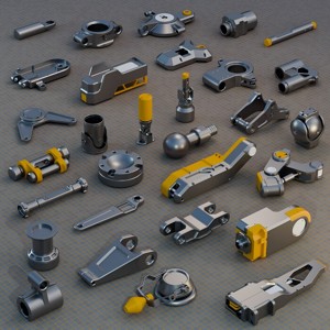 CyberJoint Kitbash HardSurface Pack