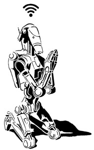 B1 Battle Droid stencil
