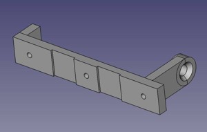 ROBO3D FRONT MOUNT BRACKET (FOR LCD)