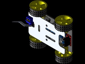 4WD BO Motor Arduino Bot ...