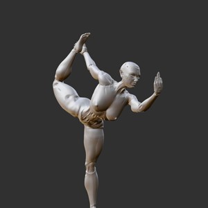 dancing robot girl