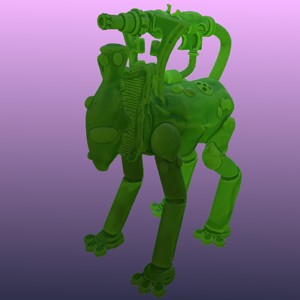 WRAITHFOX, SPACE ELF ROBOT GHOST ANIMAL