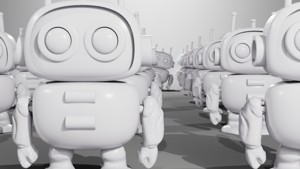 CUTE ARTICULATED ROBOT FRIEND