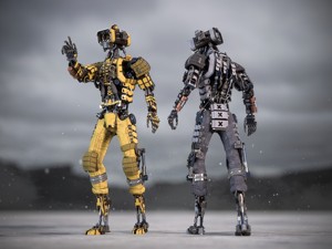 Univesral gameready robot with 3 color options